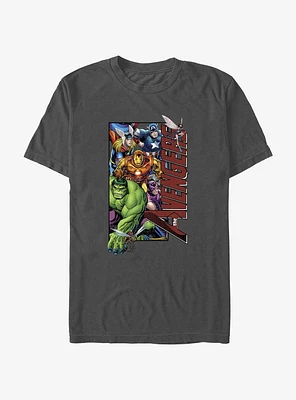 Marvel Avengers Heroes Stacked T-Shirt