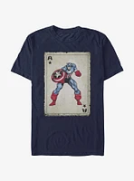 Marvel Captain America Ace Card T-Shirt