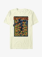 Marvel Black Panther Floral Background T-Shirt