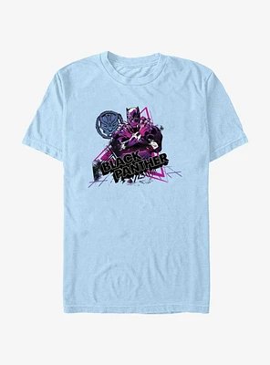 Marvel Black Panther Neon Grid T-Shirt