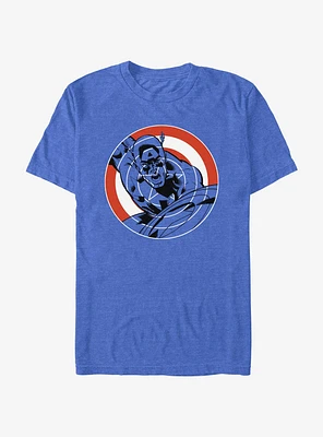 Marvel Captain America Steve Rogers Shield T-Shirt