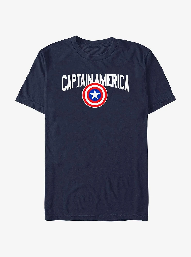 Marvel Captain America Shield Logo T-Shirt