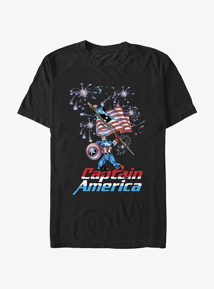 Marvel Captain America Charge T-Shirt