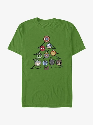 Marvel Avengers Chibi Tree T-Shirt