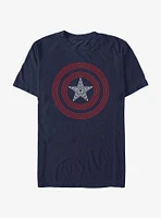 Marvel Captain America Continuous Logo T-Shirt