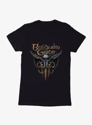 Dungeons & Dragons Baldur's Gate 3 Mind Flayer Logo Womens T-Shirt