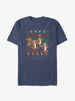 Disney Winnie The Pooh Tigger Woods Christmas Big & Tall T-Shirt