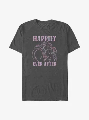 Disney Beauty and the Beast Happily Ever After Belle Adam Big & Tall T-Shirt