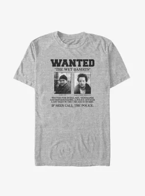 Home Alone Wet Bandits Wanted Poster Big & Tall T-Shirt