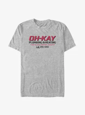 Home Alone Oh-Kay Plumbing Big & Tall T-Shirt