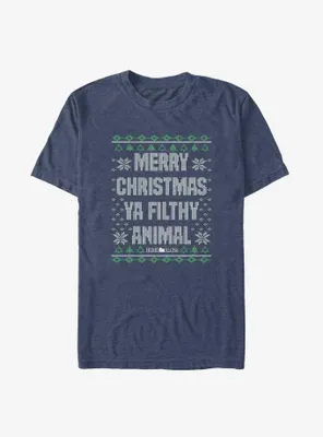 Home Alone Merry Christmas Filthy Animal Ugly Big & Tall T-Shirt