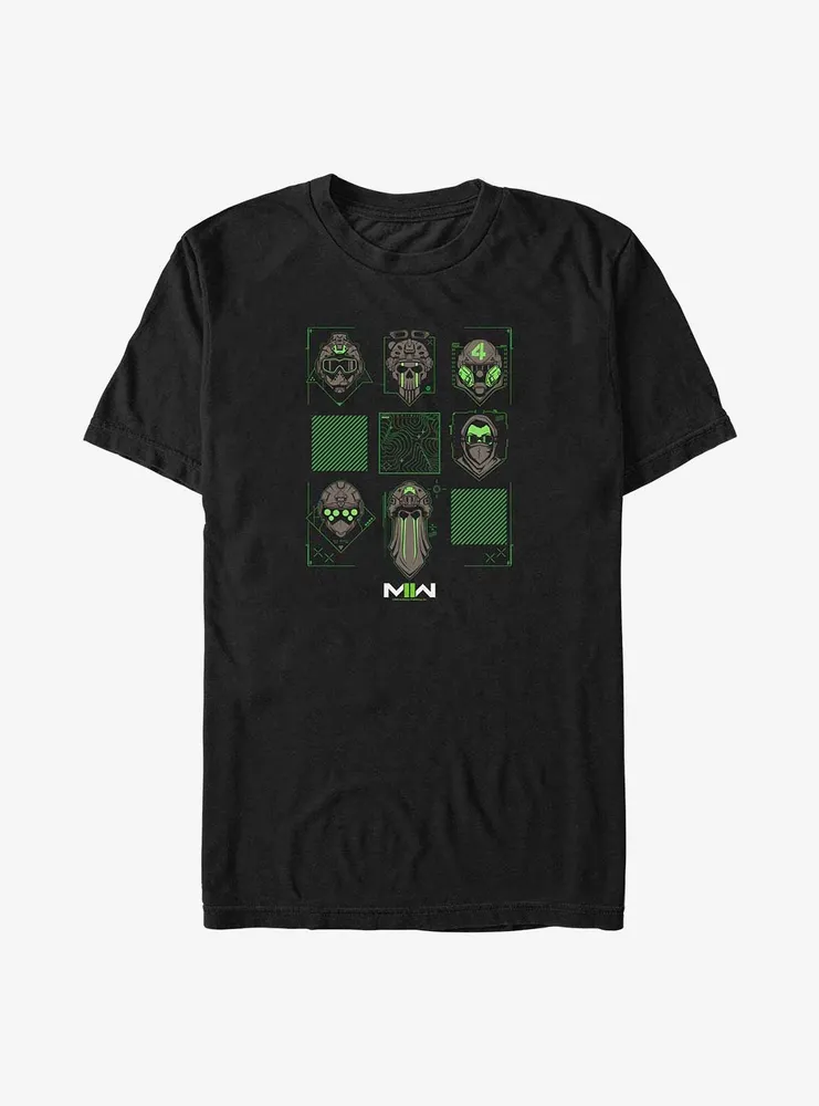 Call Of Duty Tactical Faces Big & Tall T-Shirt