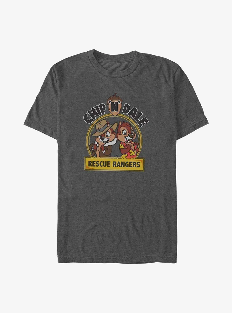 Disney Chip 'n' Dale Rescue Rangers Badge Big & Tall T-Shirt
