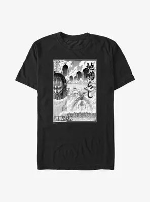 Attack On Titan The Rumbling Collage Poster Big & Tall T-Shirt