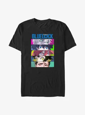 Blue Lock Eyes Locked Stacked Big & Tall T-Shirt