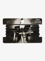 Social Collision® Goth Charm Cord Cuff Bracelet