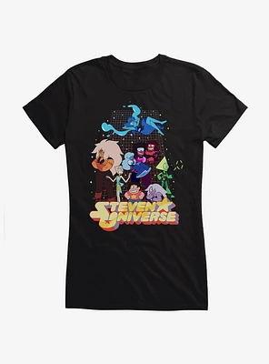 Steven Universe Character Grid Girls T-Shirt