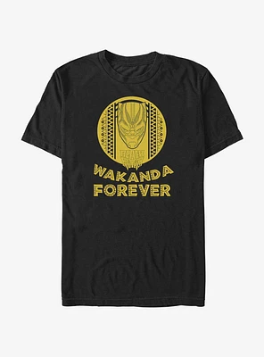 Marvel Black Panther Wakanda Forever Badge T-Shirt