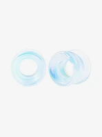 Glass White Opalite Plug 2 Pack