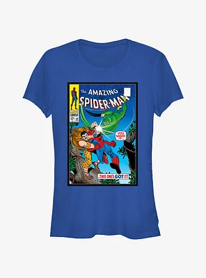 Marvel Kraven The Hunter Amazing Spiderman Comic Cover Girls T-Shirt