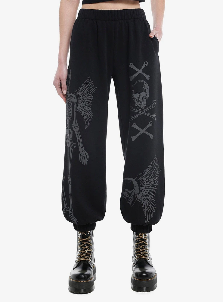 Skeletons Girls Jogger Sweatpants