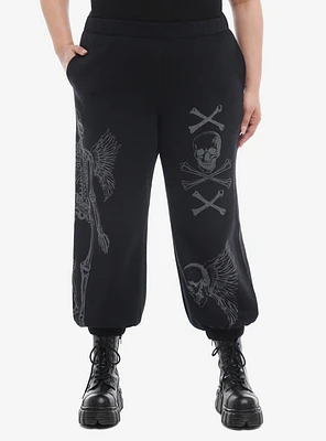 Skeletons Girls Jogger Sweatpants Plus