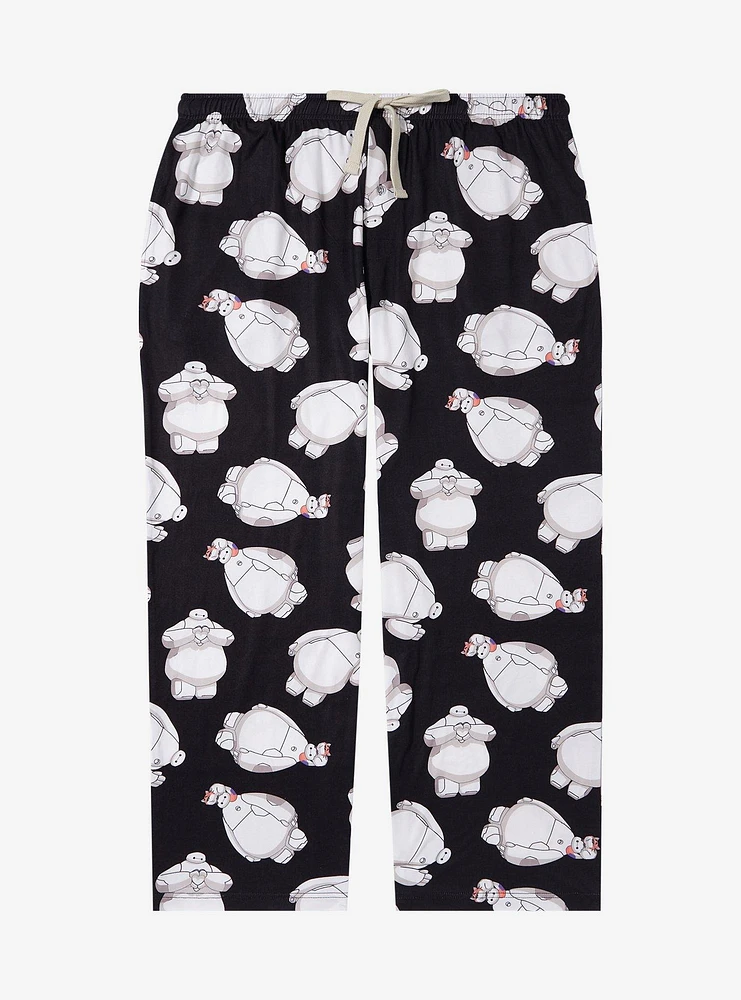 Disney Big Hero 6 Baymax & Mochi Allover Print Women's Plus Sleep Pants - BoxLunch Exclusive