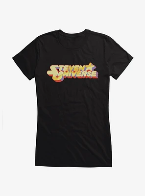 Steven Universe Title Logo Girls T-Shirt