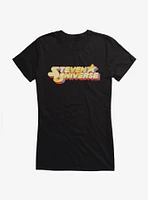 Steven Universe Title Logo Girls T-Shirt