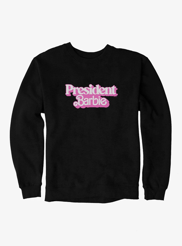Barbie Movie President Logo Sweatshirt