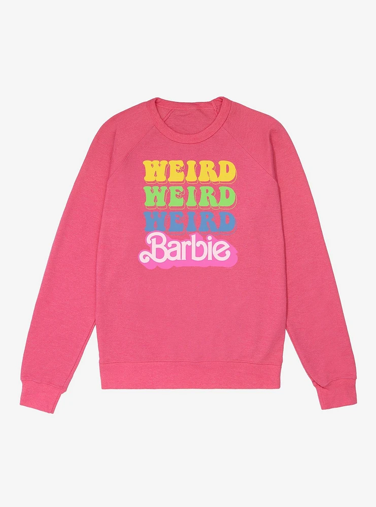 Barbie Movie Weird Logo French Terry Sweatshirt