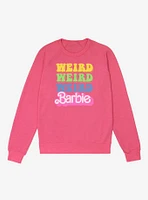 Barbie Movie Weird Logo French Terry Sweatshirt