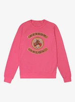 Barbie Movie Kendom Saloon French Terry Sweatshirt