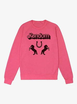 Barbie Movie Kendom Logo French Terry Sweatshirt