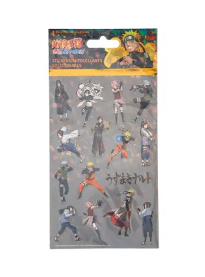 Naruto Shippuden Character Sticker Sheet