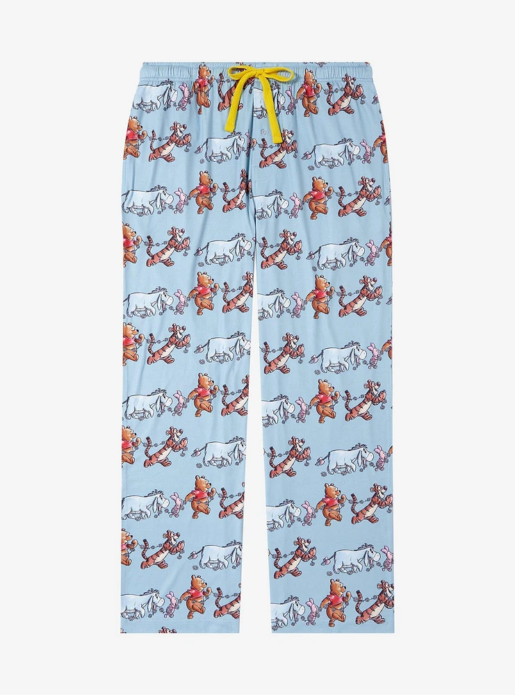 Disney Winnie the Pooh and Friends Marching Allover Print Sleep Pants — BoxLunch Exclusive