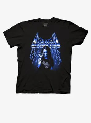 Aaliyah Chrome Logo Boyfriend Fit Girls T-Shirt