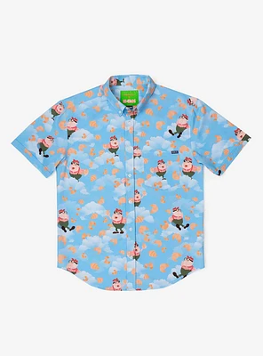 RSVLTS x Jimmy Neutron "Carl's Croissants" Button-Up Shirt