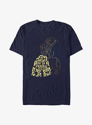 Disney Beauty and the Beast Love Needs Time T-Shirt