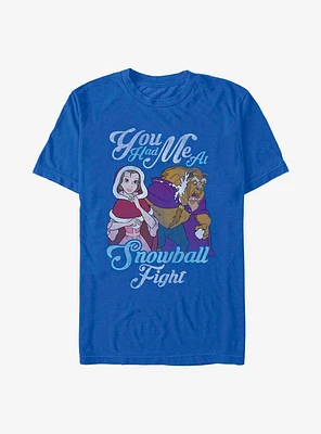 Disney Beauty and the Beast Snowball Fight T-Shirt