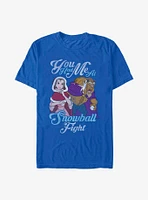 Disney Beauty and the Beast Snowball Fight T-Shirt