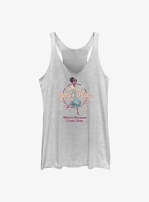 Disney the Princess and Frog Tiana's Place Where Dreams Come True Girls Tank