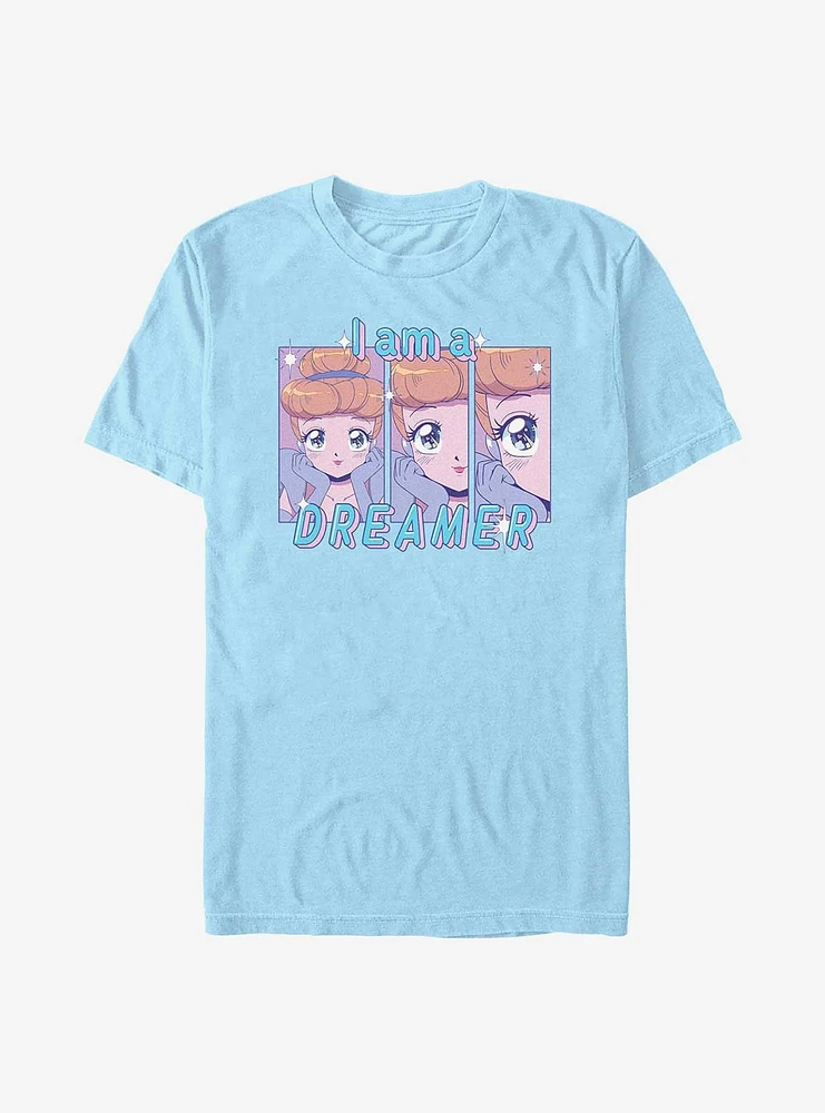 Disney Cinderella Anime Style I Am A Dreamerer T-Shirt