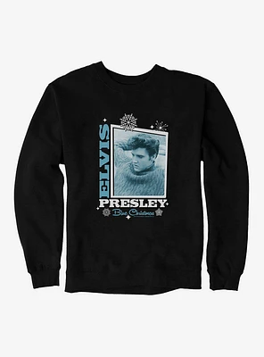 Elvis Presley Blue Christmas Sweatshirt