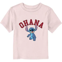 Disney Lilo & Stitch Ohana Collegiate Toddler T-Shirt