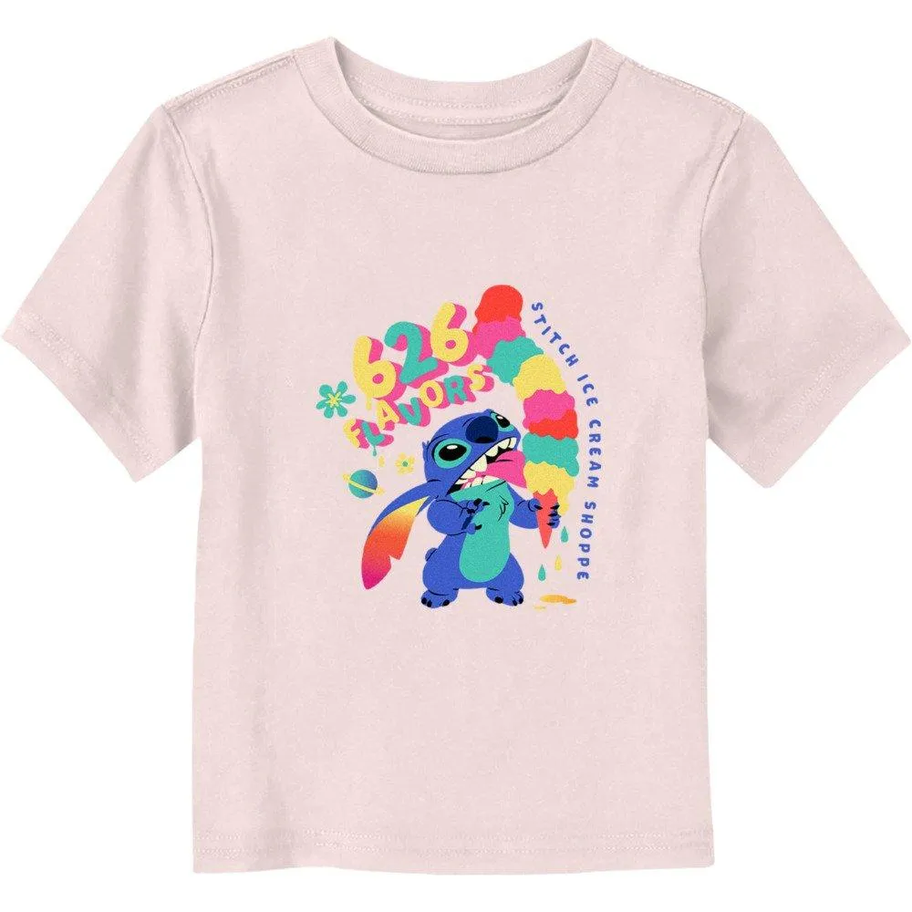 Disney Lilo & Stitch 626 Ice Cream Flavors Toddler T-Shirt