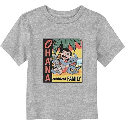 Disney Lilo & Stitch Ohana Means Family Beach Toddler T-Shirt