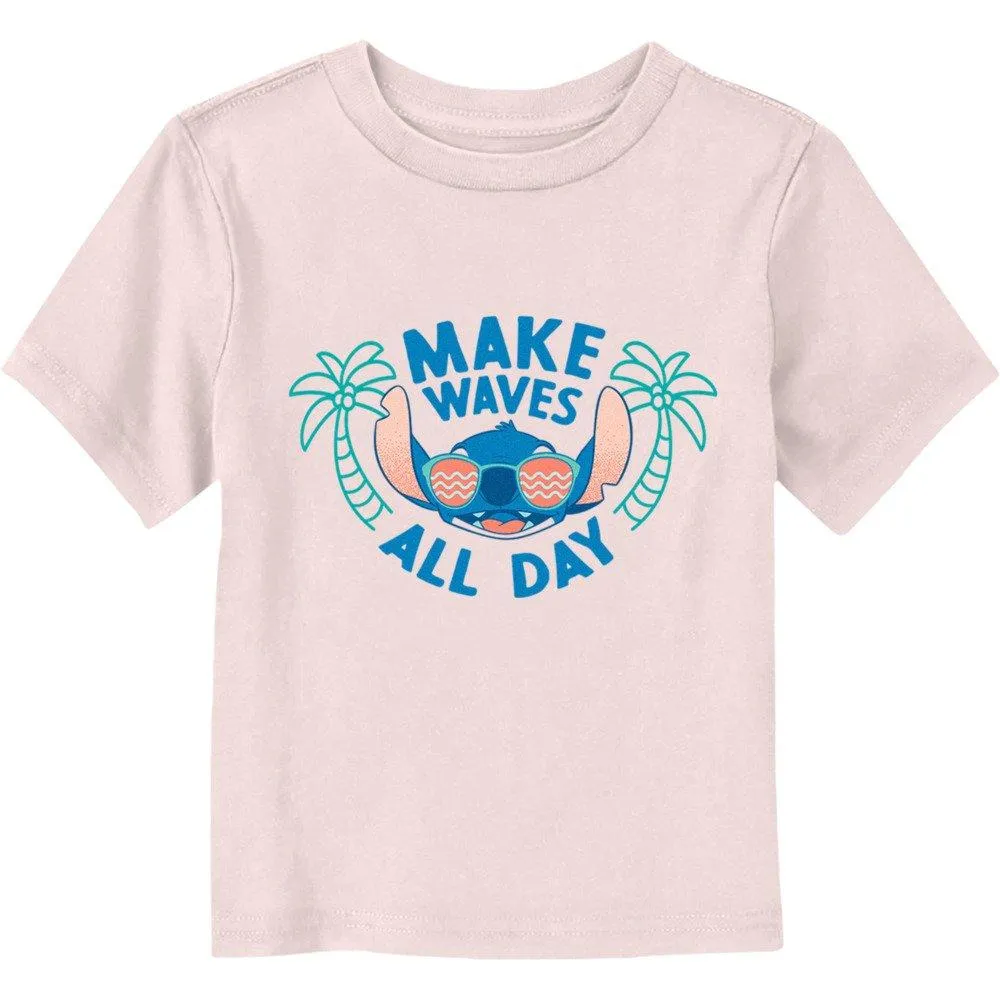 Disney Lilo & Stitch Make Waves All Day Toddler T-Shirt