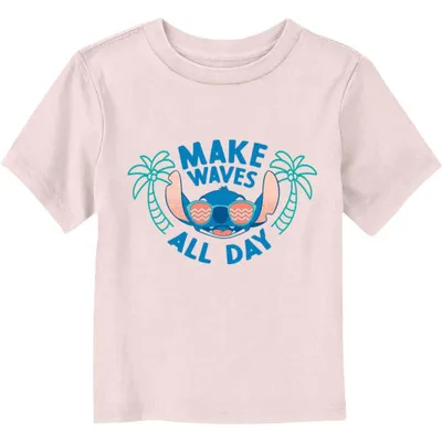 Disney Lilo & Stitch Make Waves All Day Toddler T-Shirt