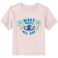 Disney Lilo & Stitch Make Waves All Day Toddler T-Shirt